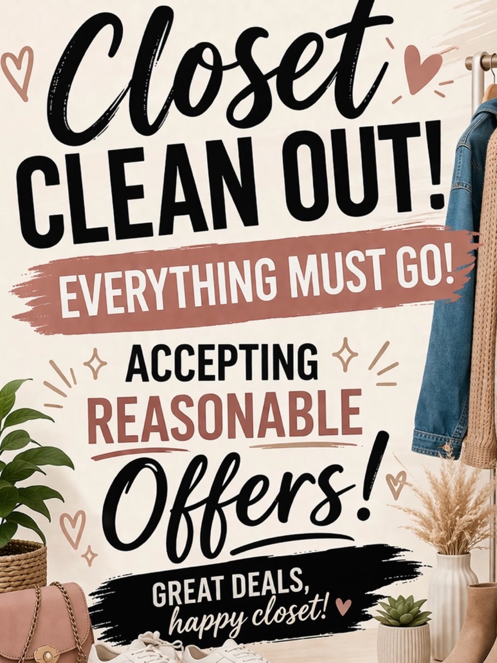 Closet Clean out !